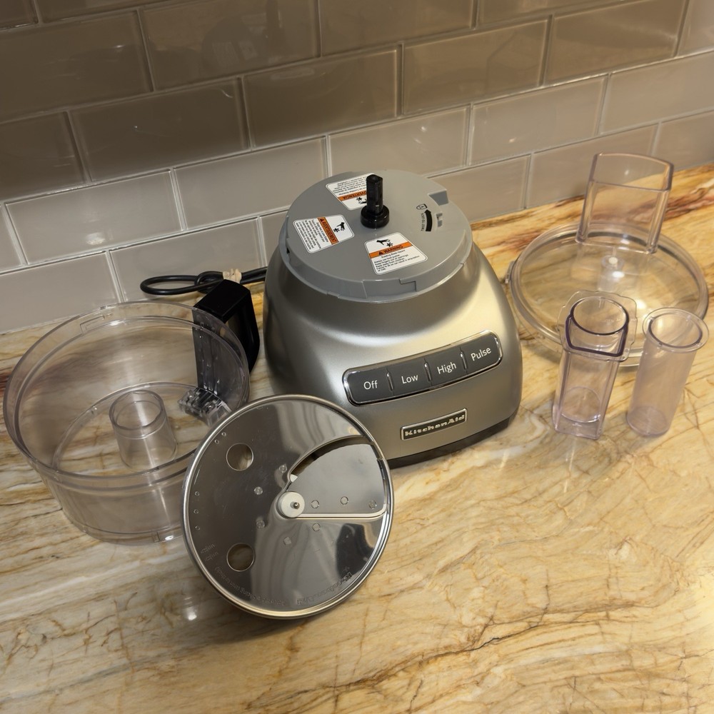 Kitchen Aid Food Processor Silver - 7 Cup - Model KFP0711
