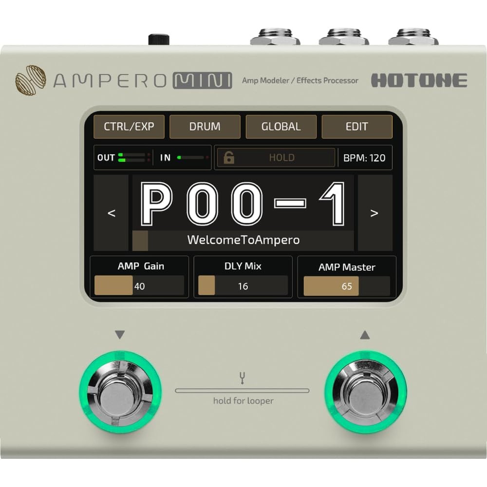 HOTONE Ampero Mini MP50VN - Guitar Multi Effects Processor Touch Screen Model...