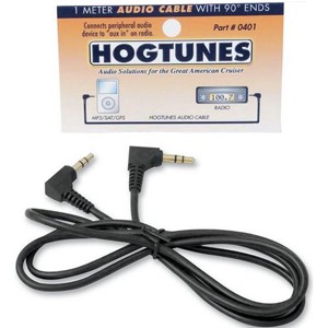 Hogtunes Audio Cable black (0401)