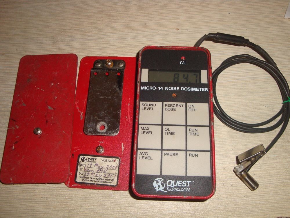 3M (Quest) Micro-14 Noise Dosimeter W/O Calibrator