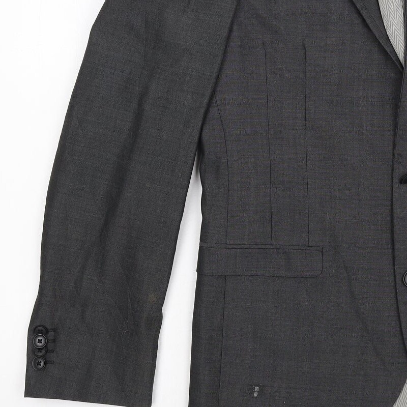 NEXT Mens Grey Wool Blend Suit Jacket Size 40