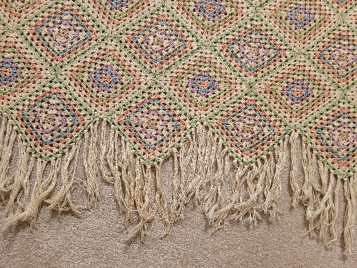 Bedspread Handmade with Bucilla Cotton