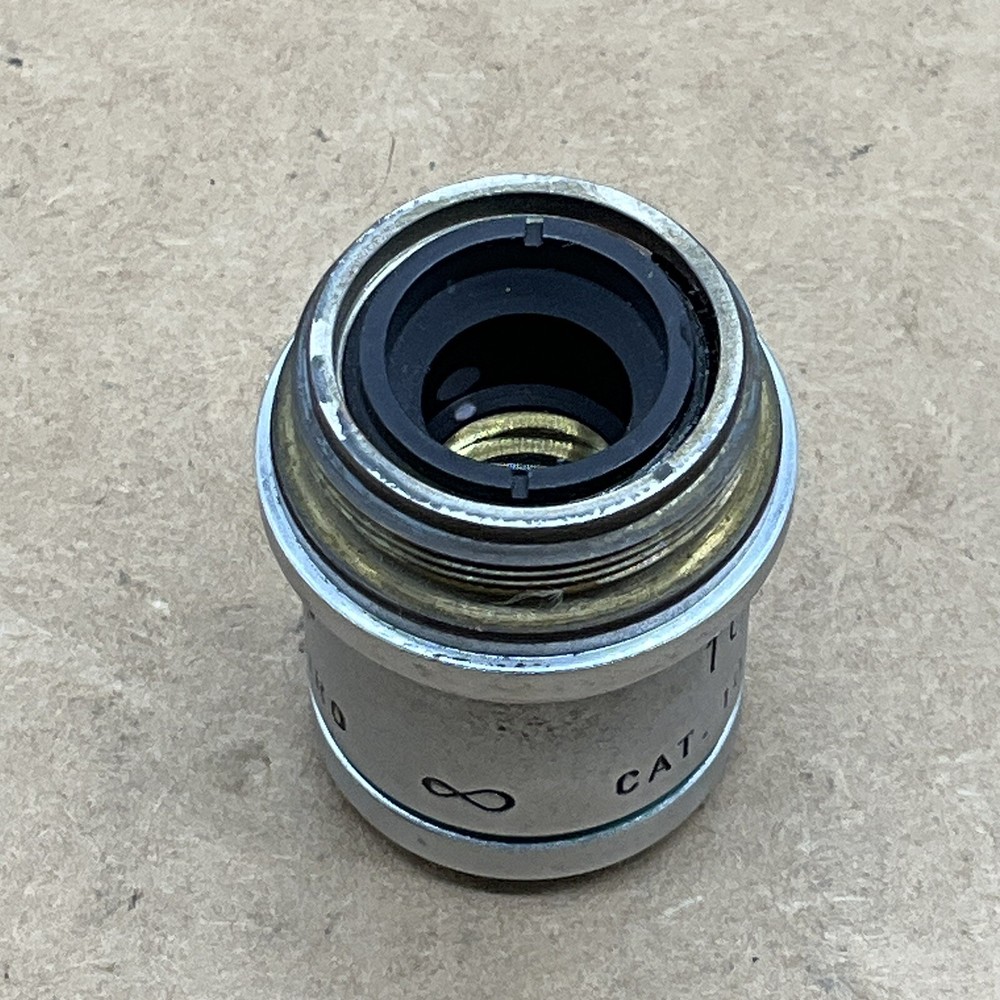 AO American Optical Microscope Objective 10X Plan Achro 10/.25 Cat#1019