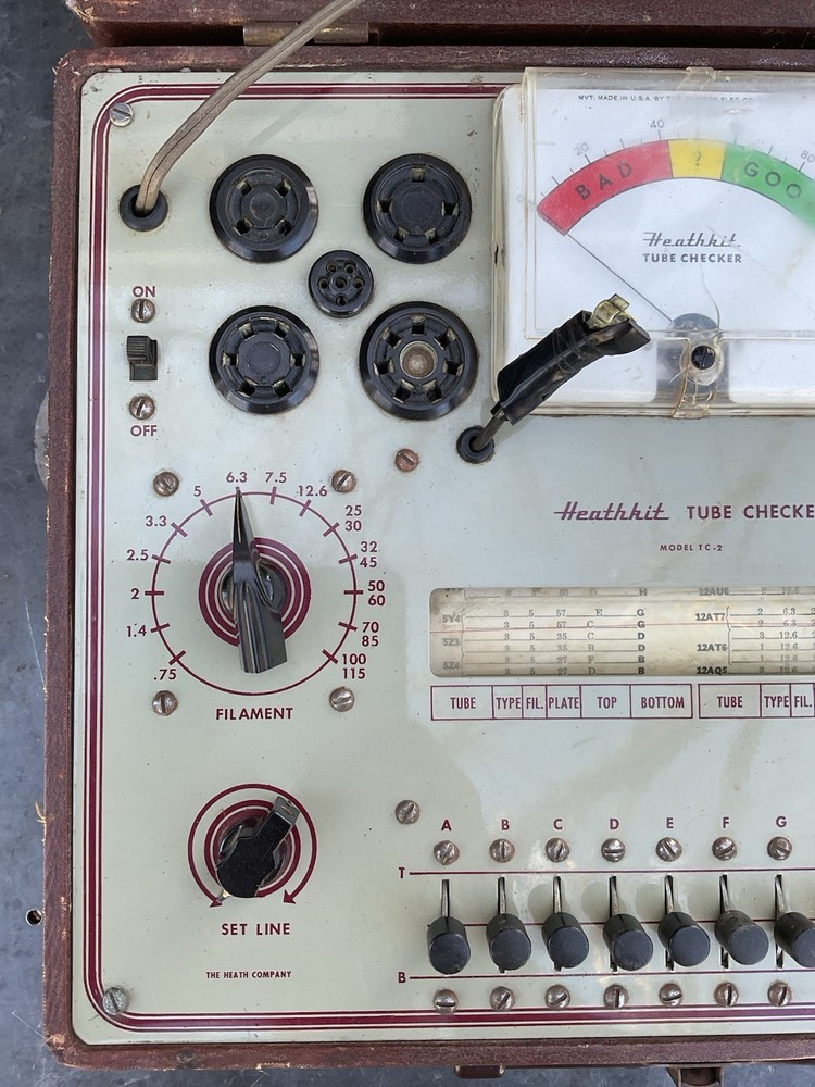Heathkit TC-2 Tube Checker Tester Untested
