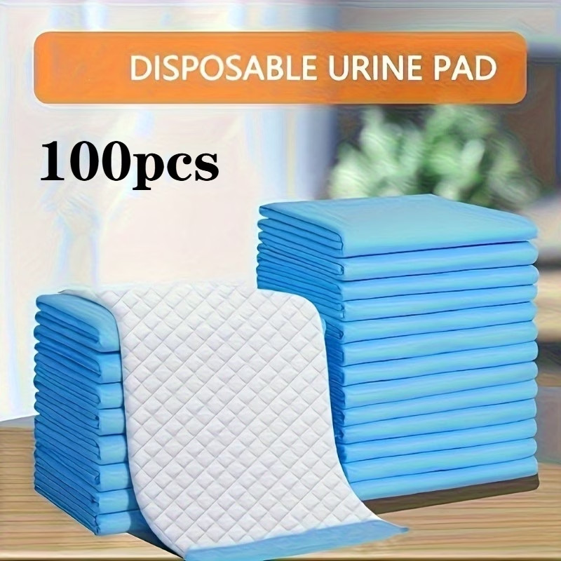 100PCS 23 in x 23 in Dog Puppy Training Pads Super Absorbent Pee Leak Proof