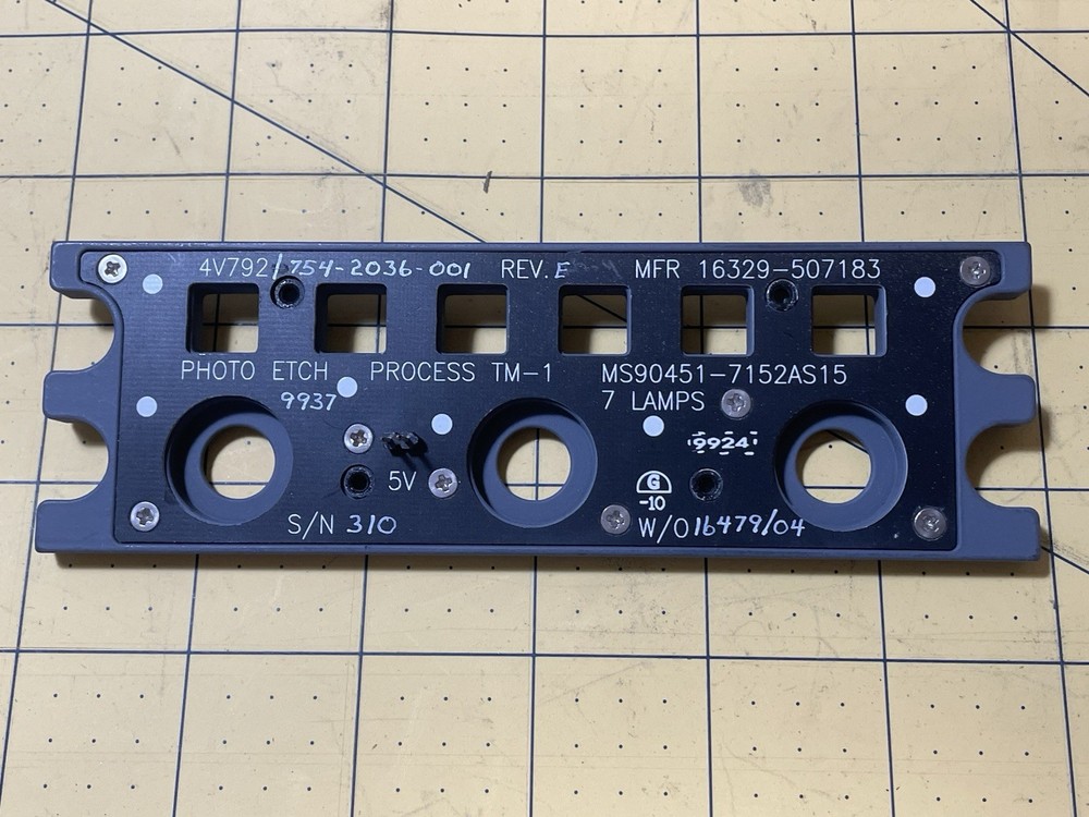 Collins MFD / Navigation Display control panel bezel (Pro Line)