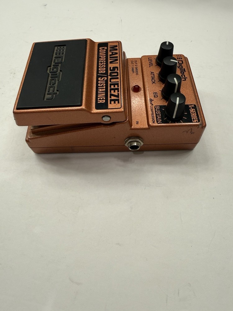 Digitech XMS X-Series Main Squeeze Compressor / Sustainer Guitar Effect Pedal
