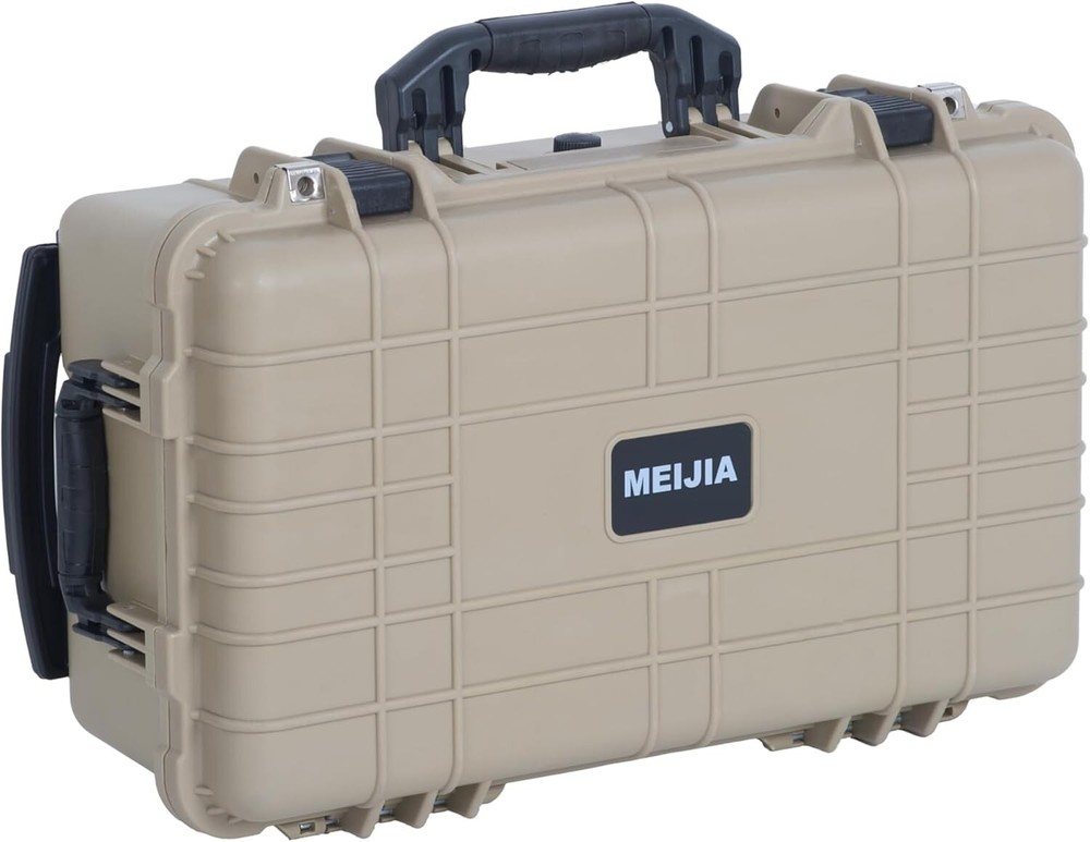 Protective Hard Case with Retractable Handle and Wheels - Waterproof Design