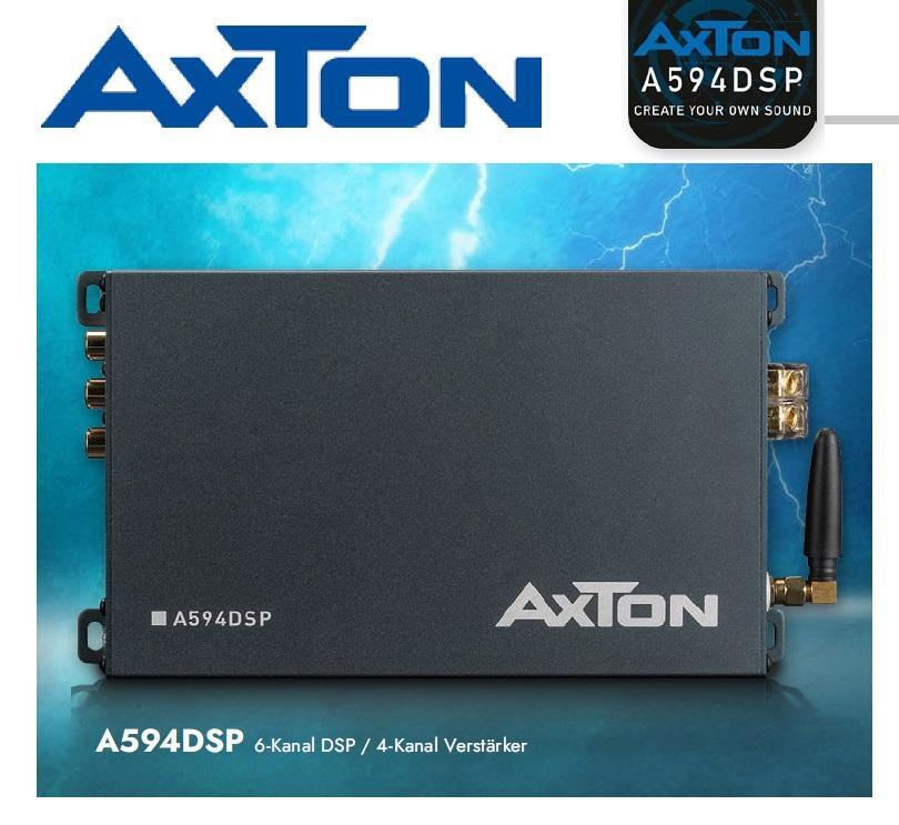 AXTON A594DSP Set Amplifier DSP with Plug & Play Adapter Compatible with Volvo