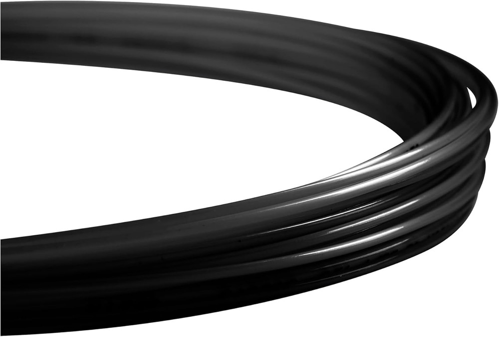 4G Black 125 Tennis String - Set, Black
