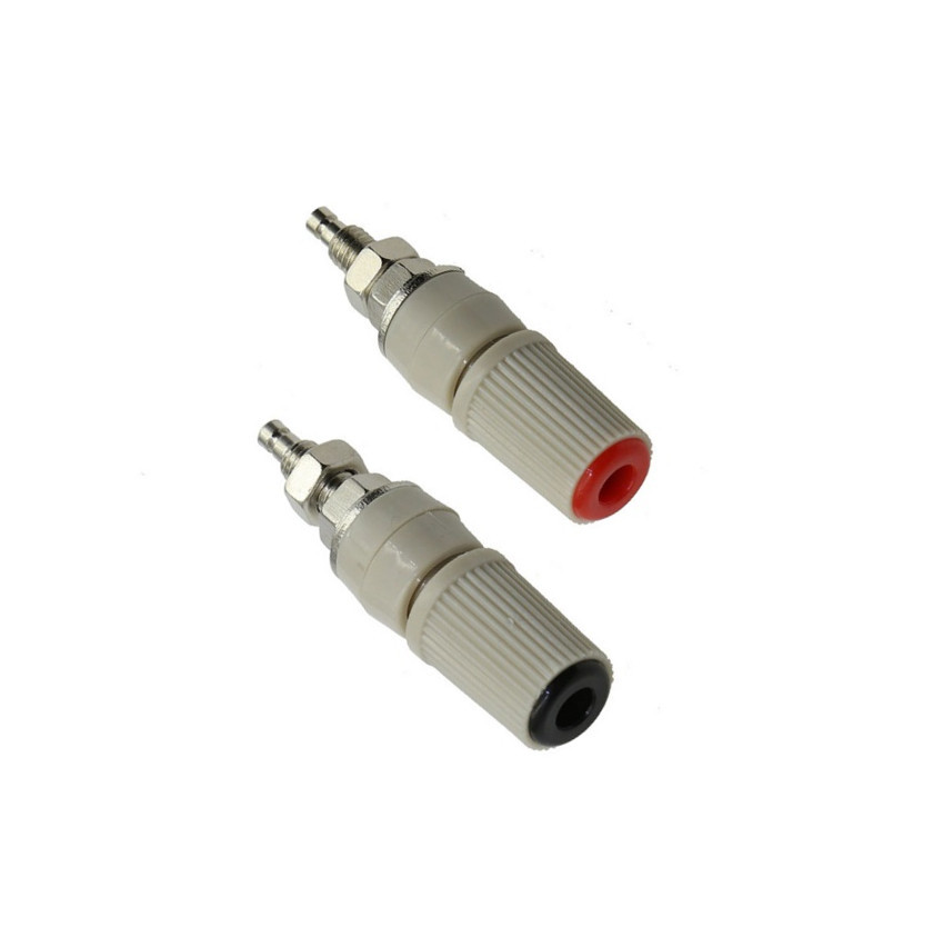 4Pcs M5 Type High Current 4mm Female Banana Jack Socket Test Binding Post