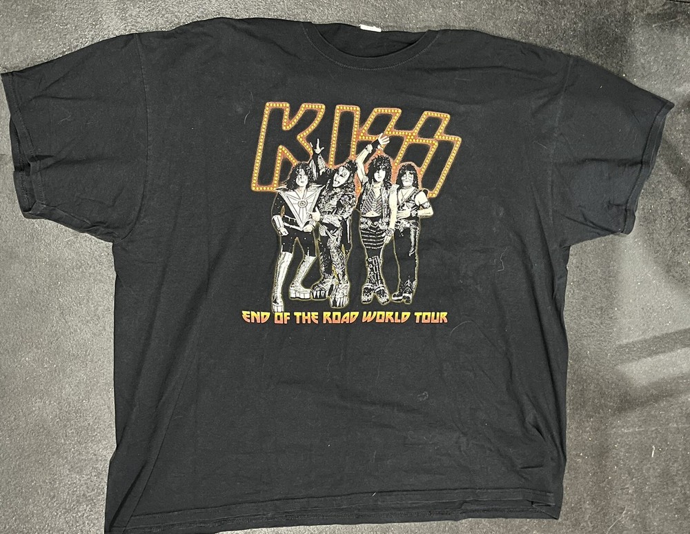 KISS Concert T-Shirt Black XXL - End of the World Tour 2019 - KISS Army - Rock