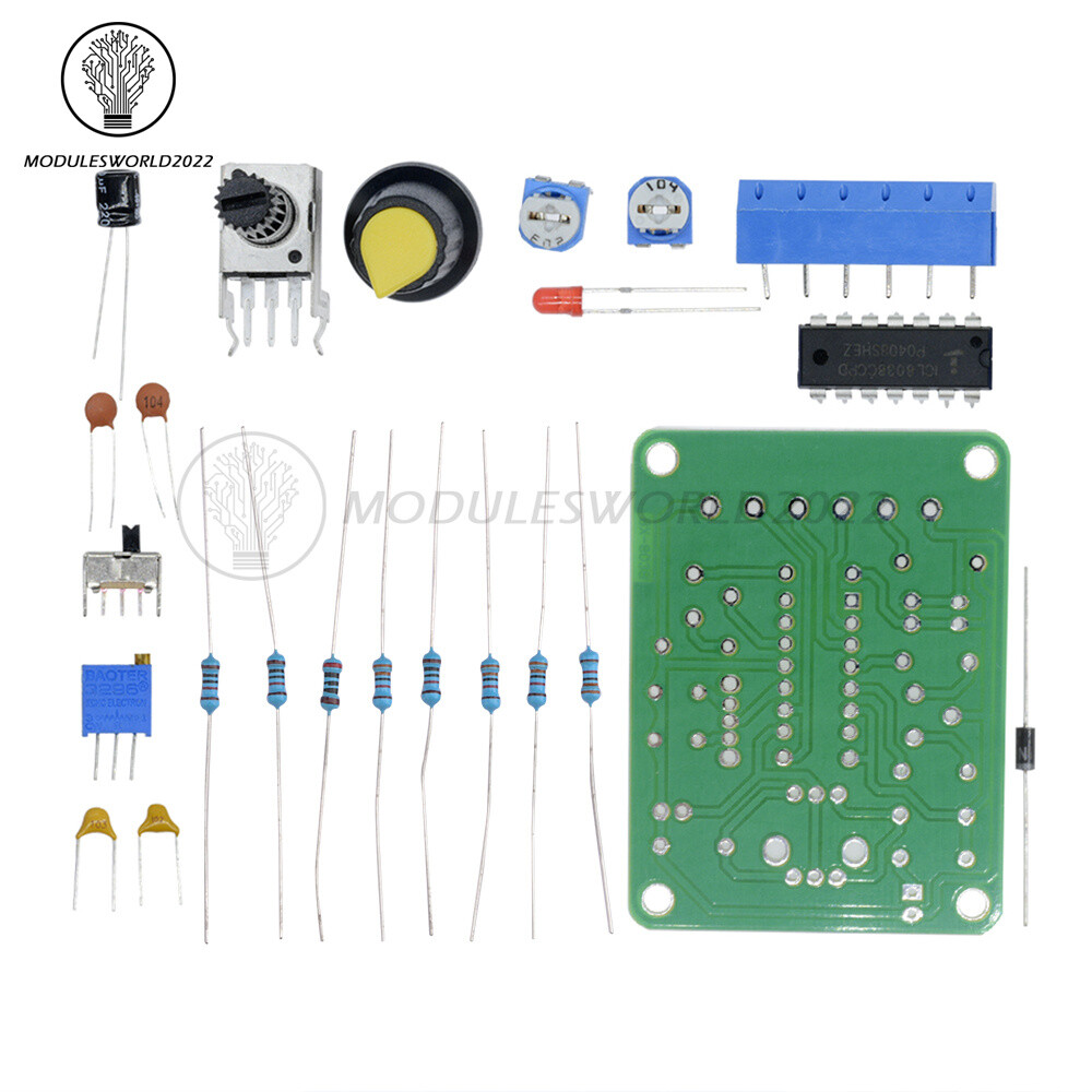 ICL8038 Monolithic Function Signal Generator Module DIY Kit Sine Square Triangle