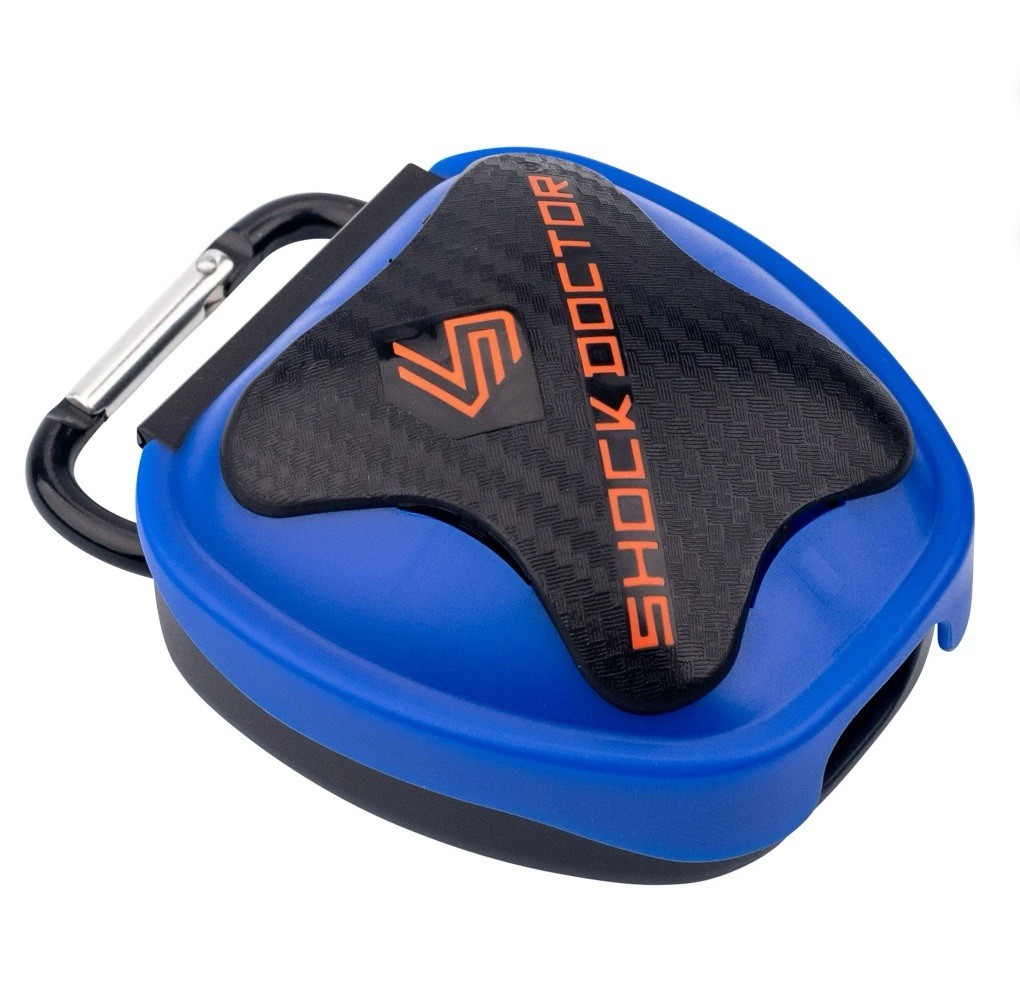 SHOCK DOCTOR SPORT MouthGuard Case Ventilated Universal • Blue