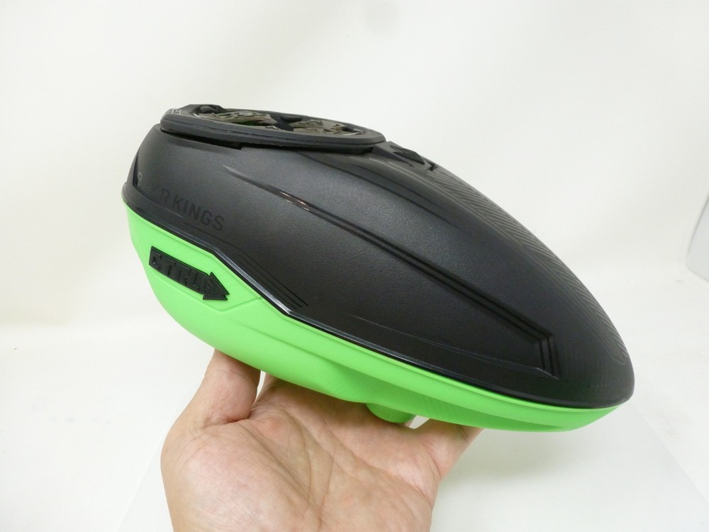 BUNKERKINGS CTRL BOTTOM SHELL KIT LIME GREEN PAINTBALL LOADER HOPPER BUNKER KING