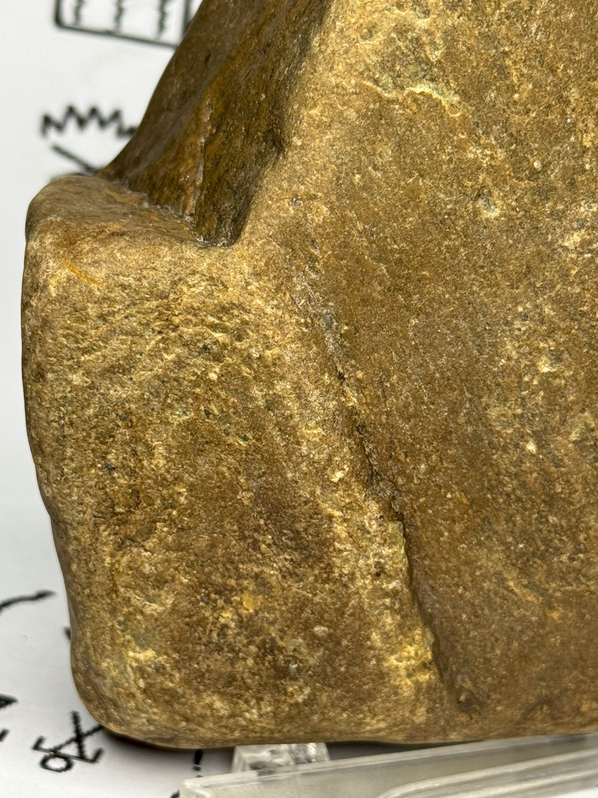 Native American Indian Authentic Artifact Stone Carved Effigy, 2 lb 13 oz • VA