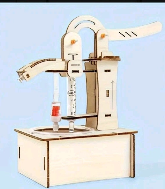 Hydraulic Pump Science STEM DIY Educational Craft Kit Learning Project