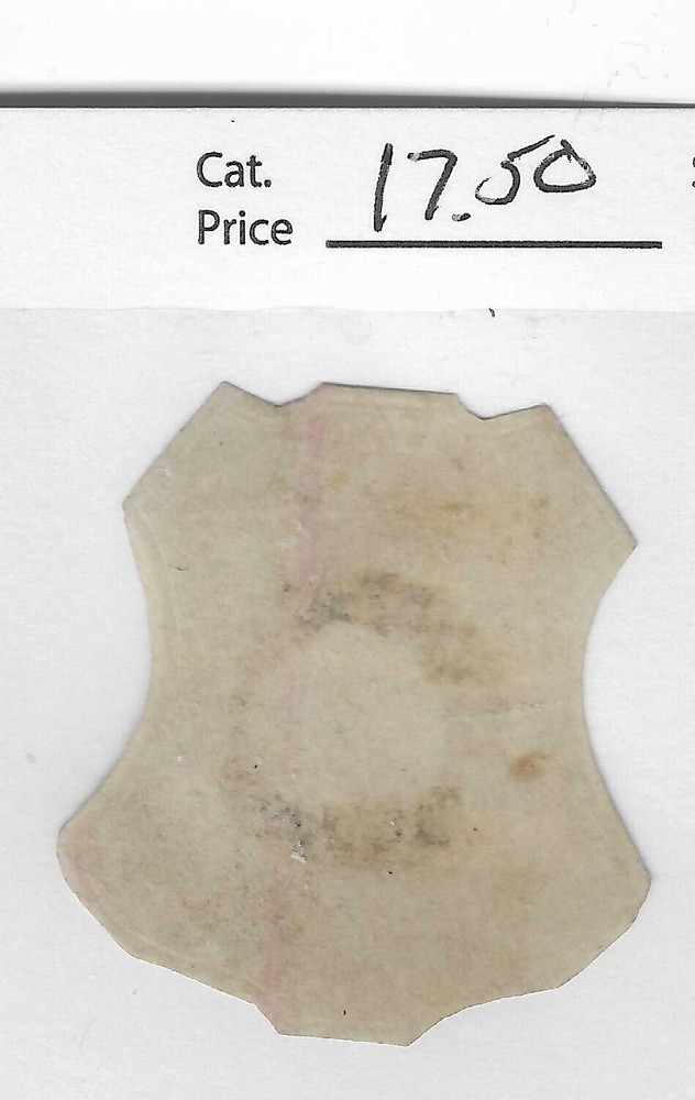 US U219, 3 cent green, 1876, cut square