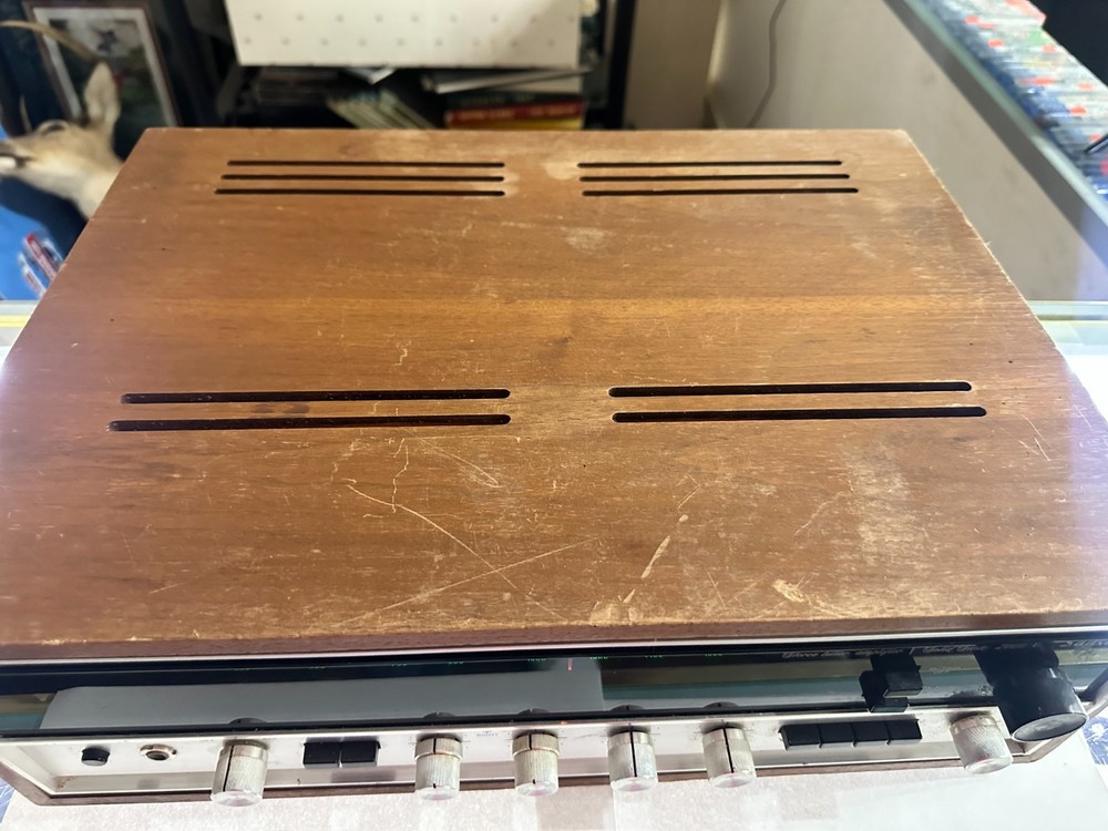 Sansui 2000X Solid State Stereo Receiver Tuner Amplifier with Wood Case TESTED