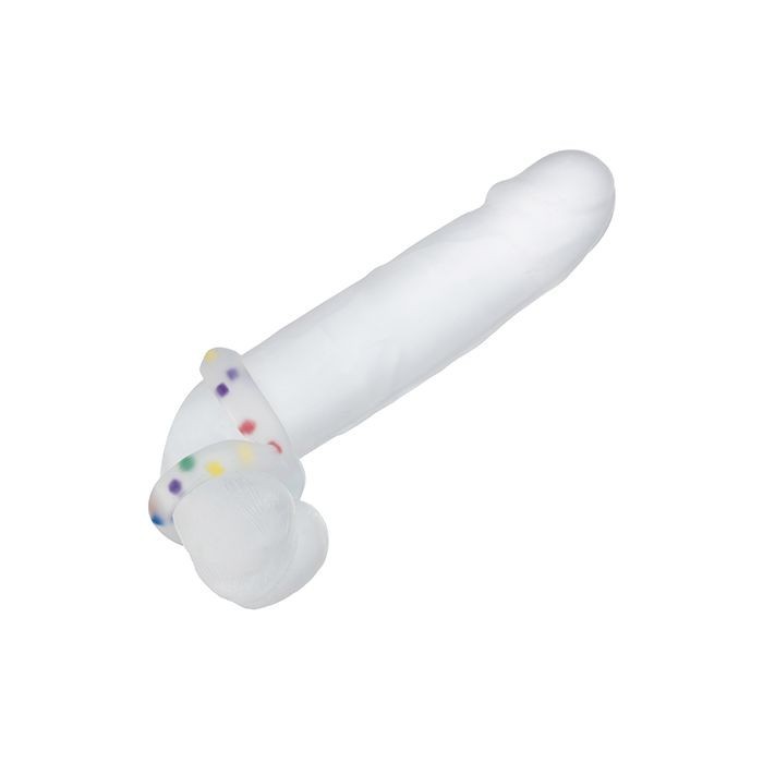CalExotics Alpha Liquid Silicone Crazy 8 Party Ring