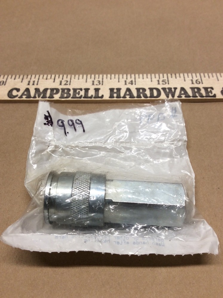 Universal Push-Type Coupler 3/8" FNPT , 3/8" Body