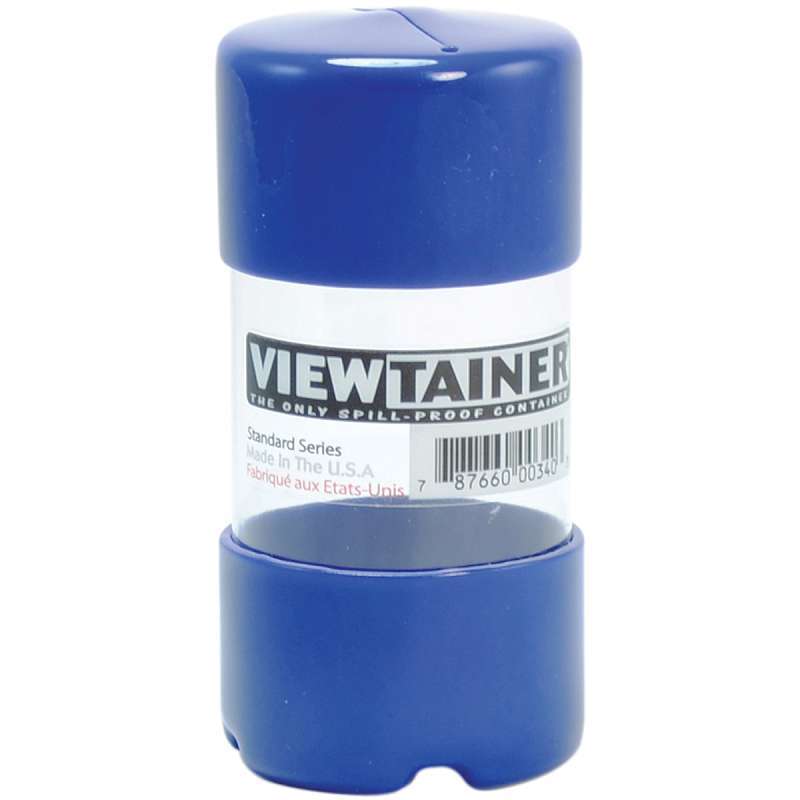 Viewtainer Slit Top Storage Container 2"X4" Blue