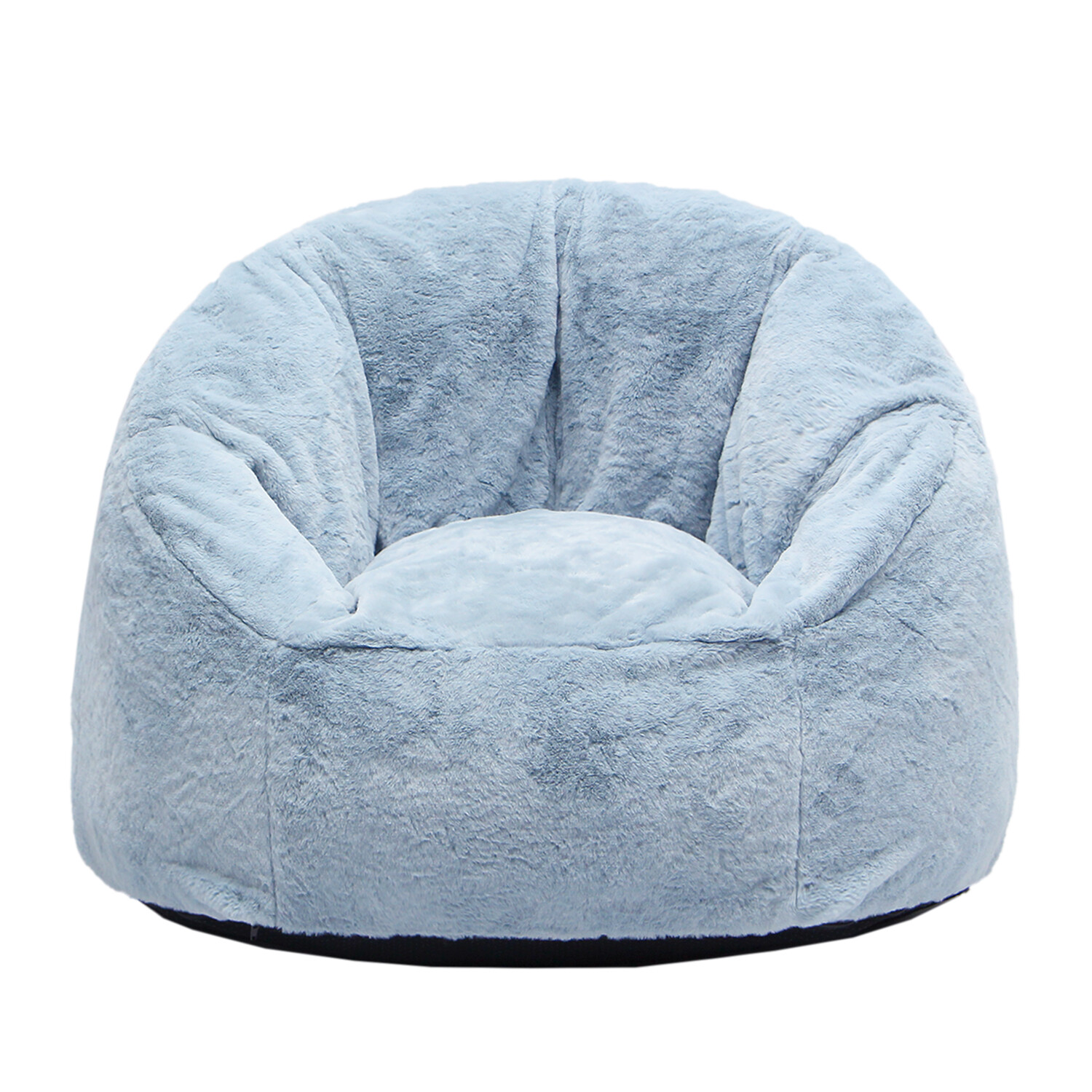 N&V Large Bean Bag Chair, Adult Size Bean Bag Sack, Foam Washable Cover Faux Fur