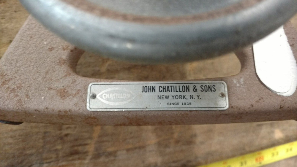 CHATILLON INSPECTION STAND FORCE TEST STAND.