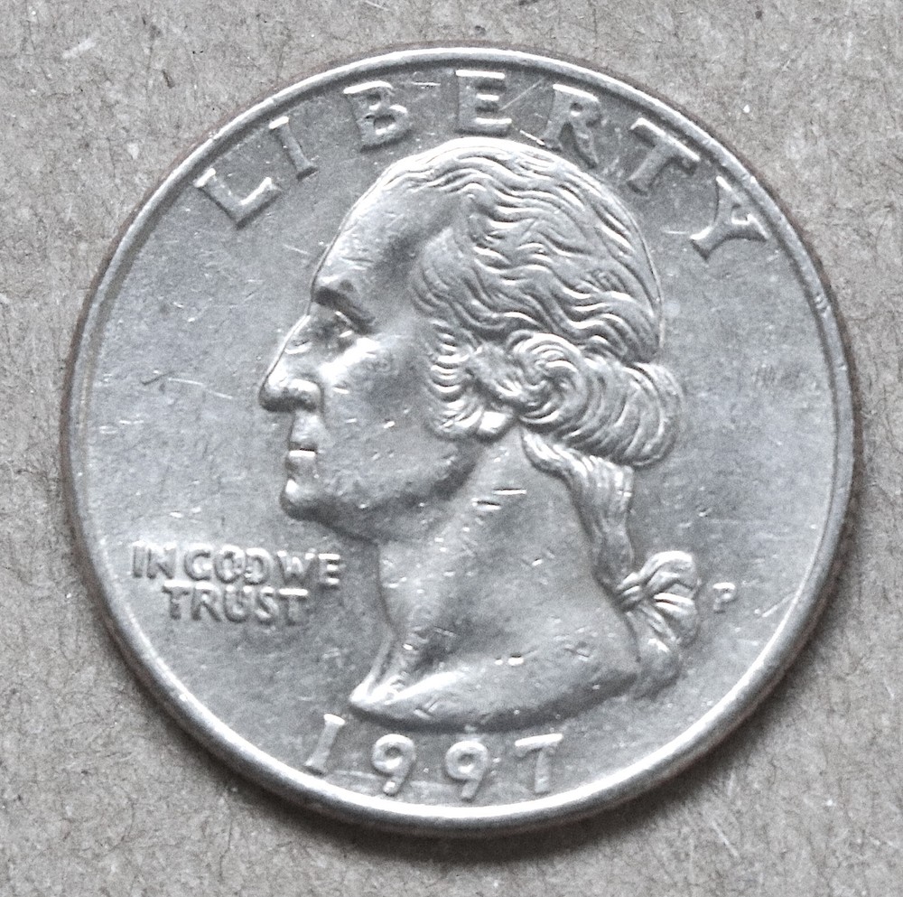 1997 P Washington Quarter circulated