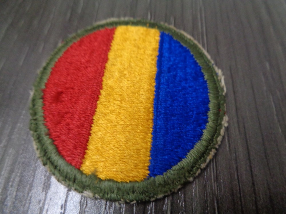 WWII US Army Patch Replacement & School Command Embroidered Badge Original Vtg