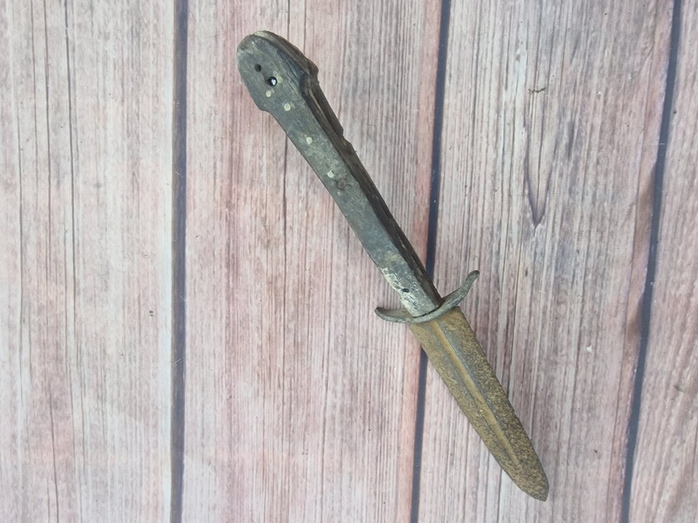 OLD MACEDONIAN REVOLUTIONARY SMALL DAGGER HORN HANDLE