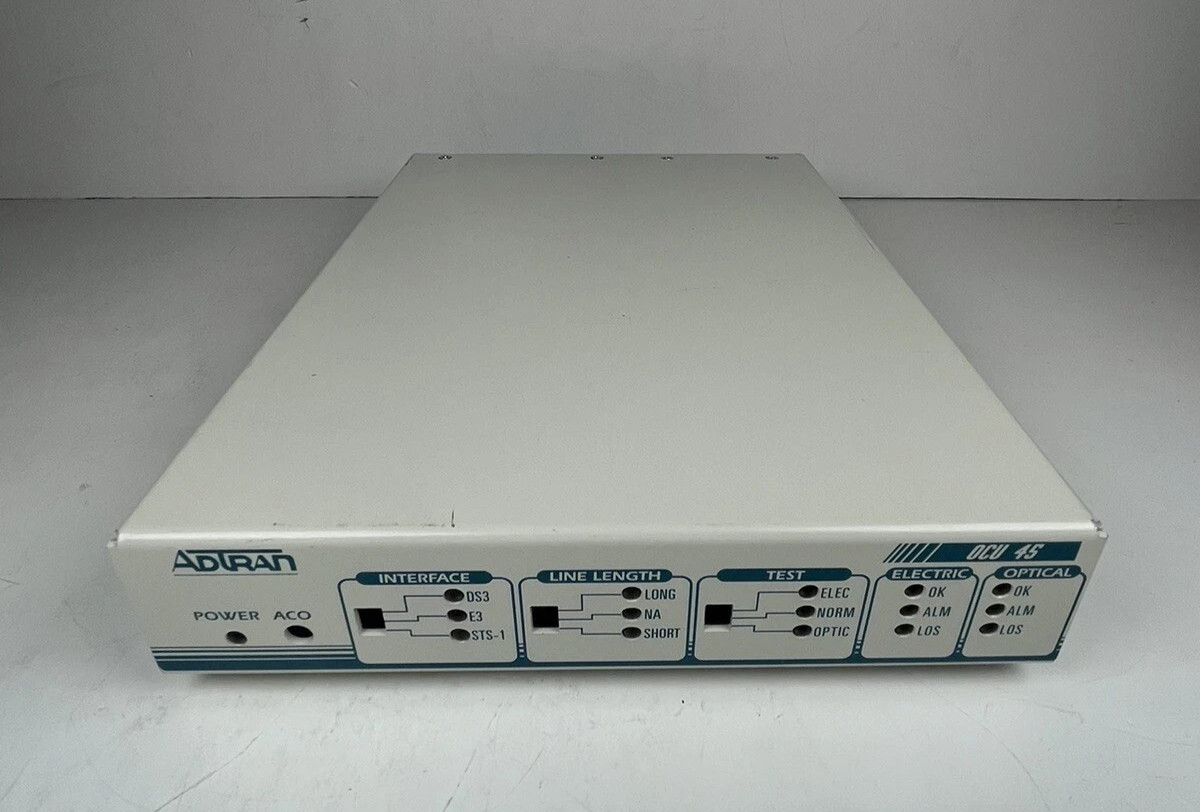 Adtran OCU 45 1200664L4 Optical Converter Multi-Mode ST