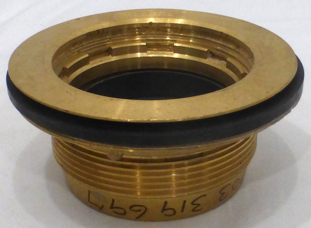 Oatey 2" Brass Shower Base Drain, NEW
