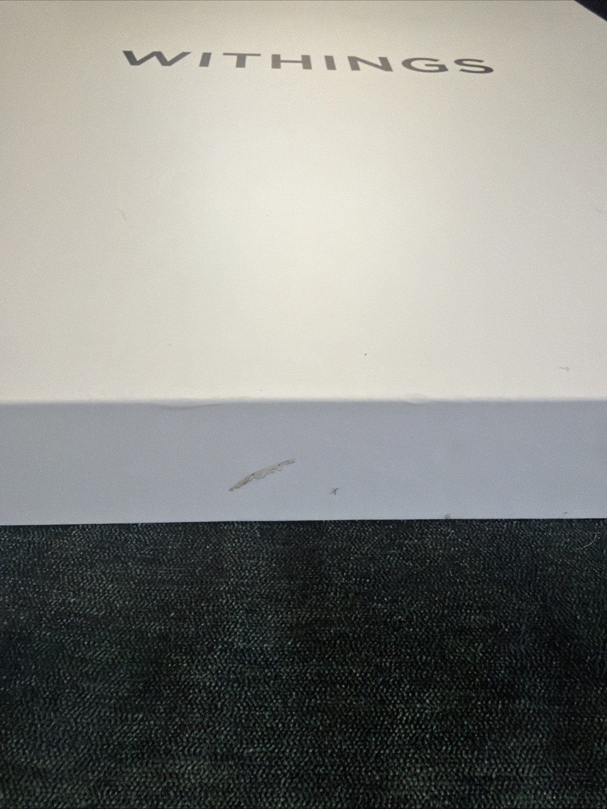 White WITHINGS Body Scan - Connected WiFi Scale New OPEN BOX