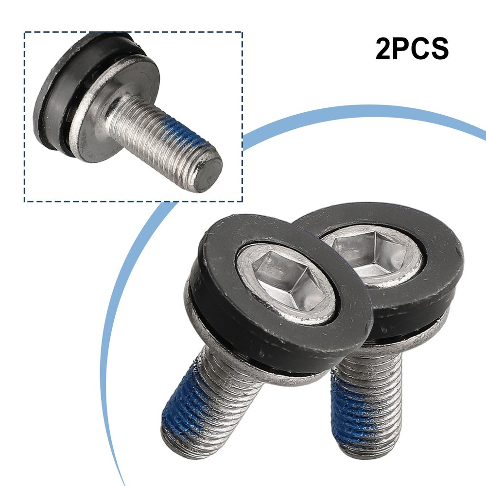 2PCS Bottom Bracket Nuts Waterproof For Ordinary Square Hole Bottom Axle