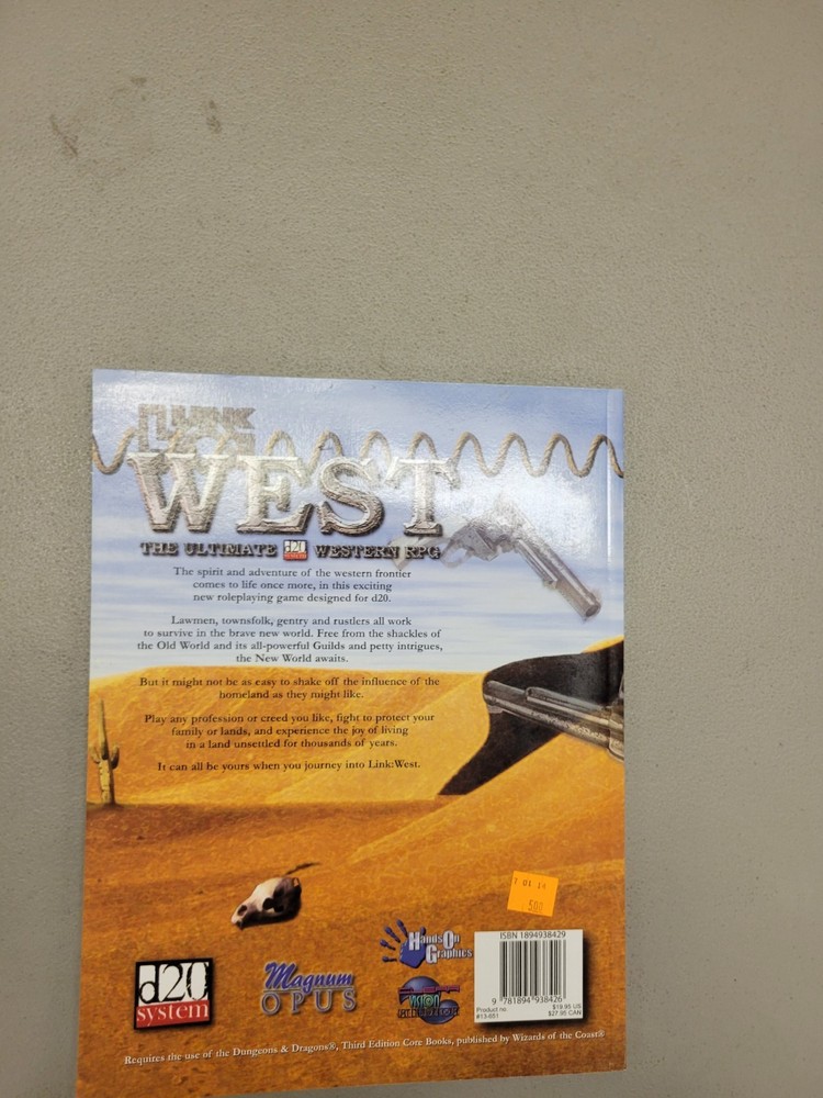 Link West Ultimate Western RPG Paperback