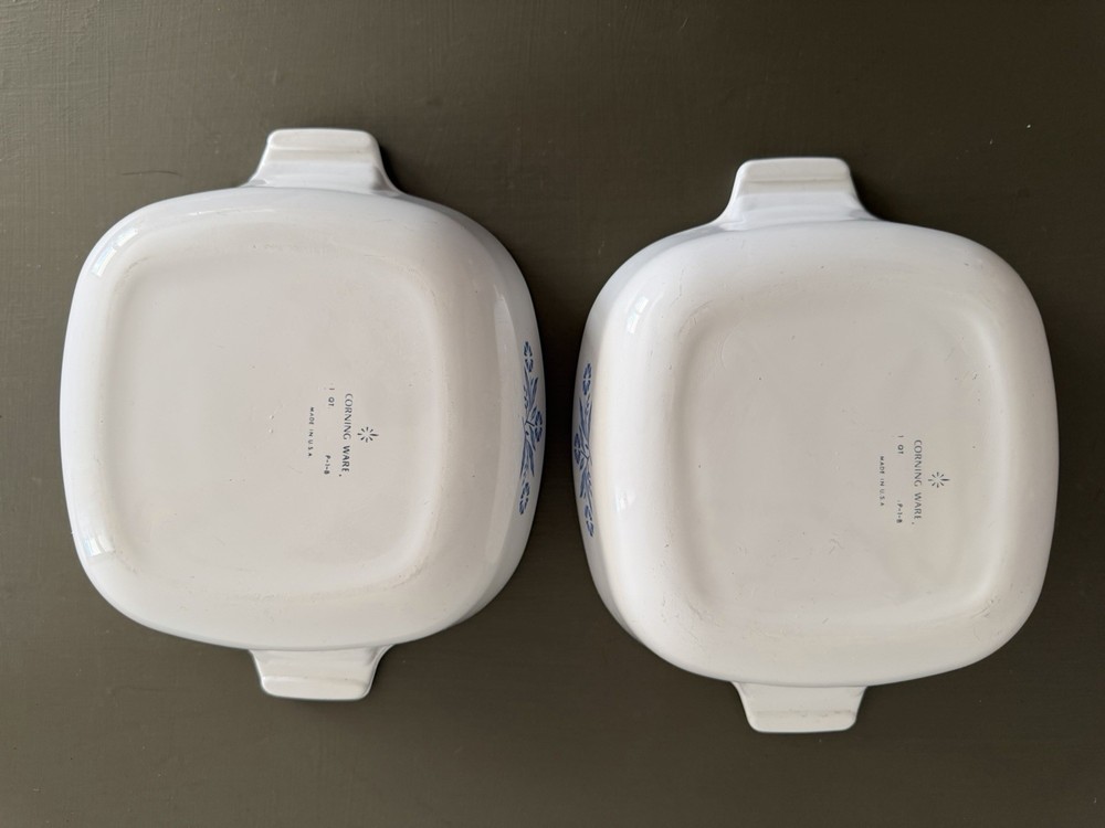 3 Corning Ware Blue Cornflower Petite Pans