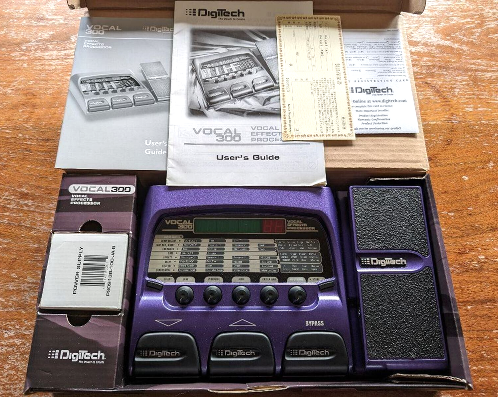 DigiTech Vocal 300 Vocal Multi-Effects Processor Voice Transformer Changer Japan