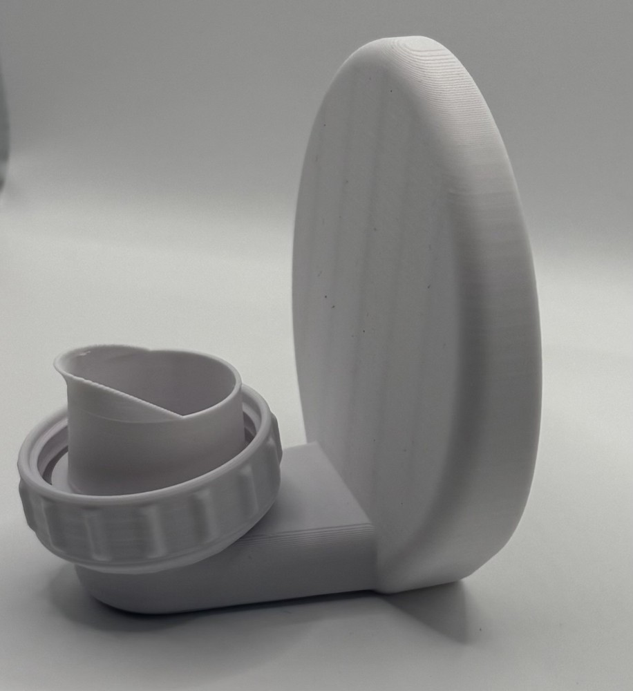 Laundry Detergent Cup Holder with Drain
