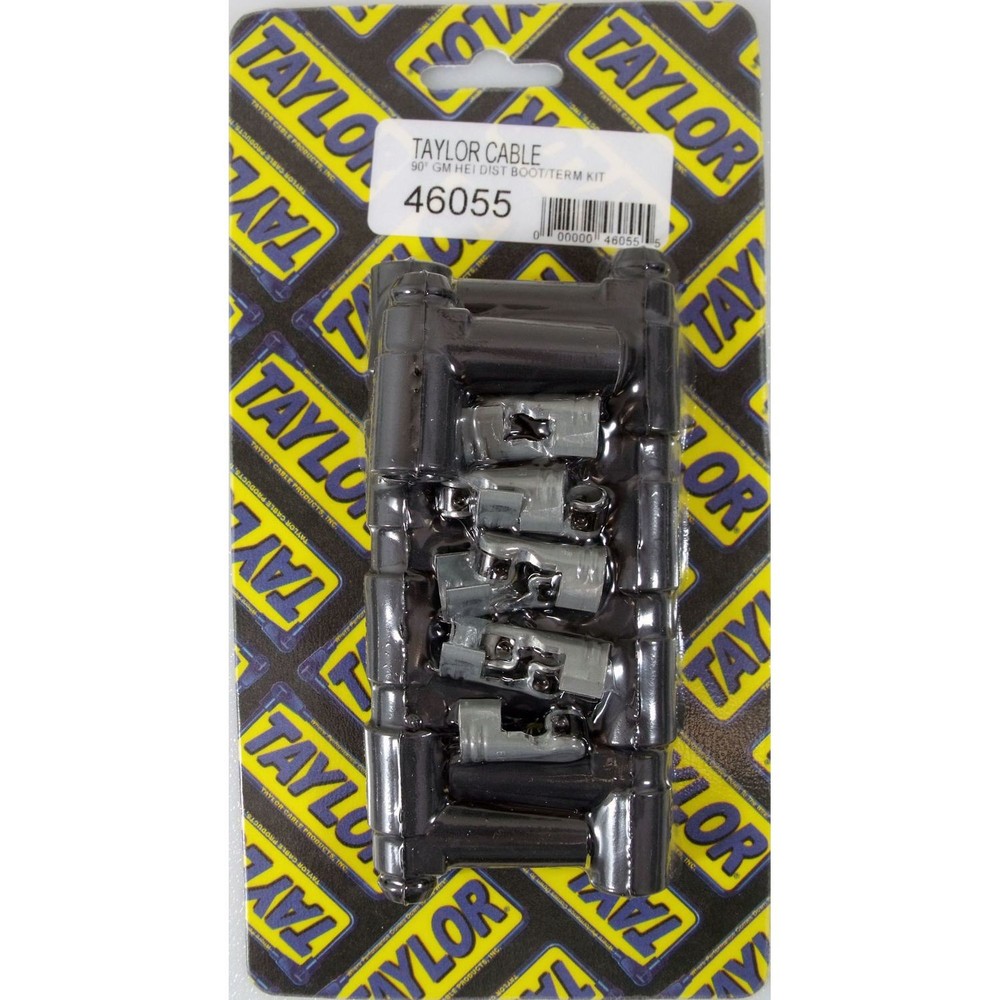 Taylor Cable 46055 Distributor Boot/Terminal Kit; HEI 90 deg.; Quantity 9;
