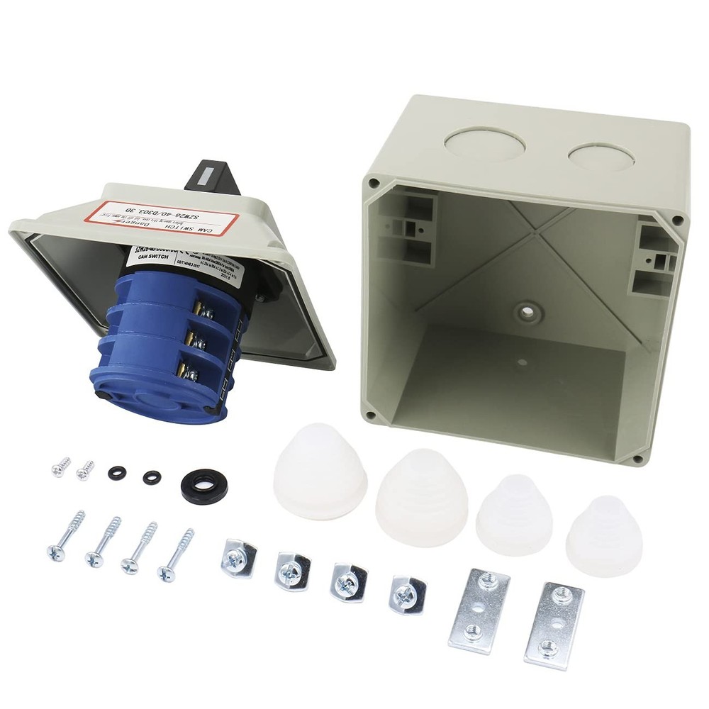 Universal Rotary Changeover Switch - with Master Switch Exterior Box 660V 40A...