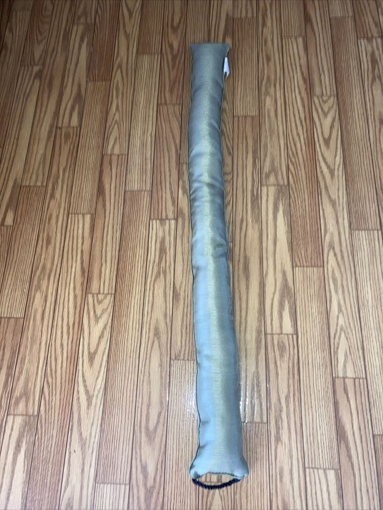 Draft Blocker Solid Green Jacquard 3.5 X 36”