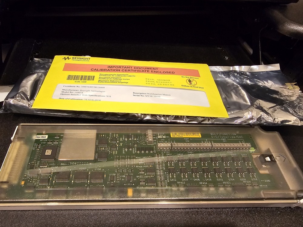 keysight multifunction module 34907 / Daughterboard
