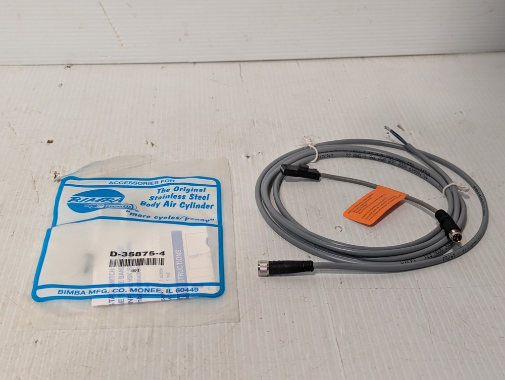 BIMBA HSCQC-02 Hall Effect Solid State Switch PNP + 2M Mating Cable - Free Ship