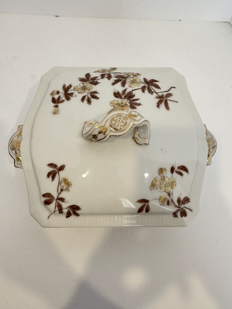 Antique C.H.Fields Haviland Limoges Depose Medium Covered Dish Serving
