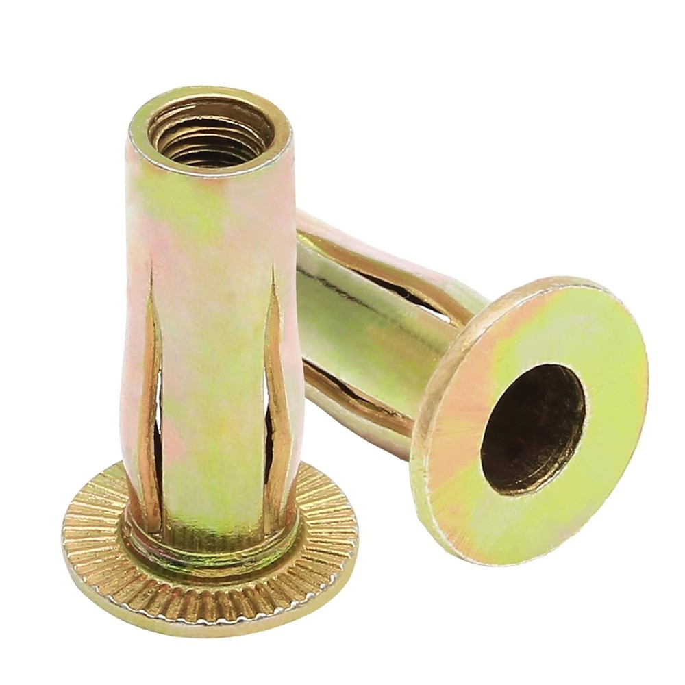 25pcs Multi-Grip Rivet-Nut Pre Bulbed Threaded Inserts, 1/4-20 Heavy