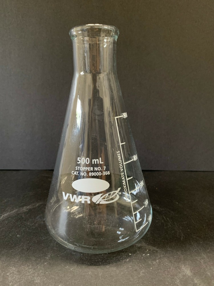 VWR 89000-366 500 mL Erlenmeyer Flask
