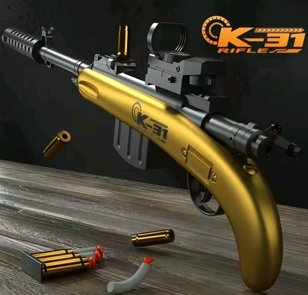K-31 Bolt Action Shell-Ejecting Soft Bullet Toy Gun