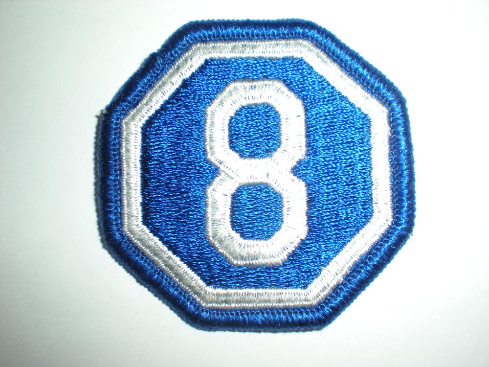 8TH CORPS PATCH - FULL COLOR