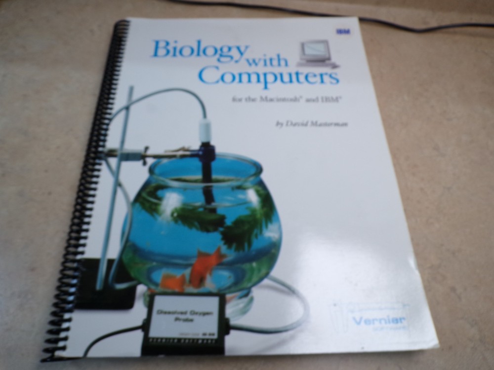 Software for Macintosh Vernier Biology with Computers Includes 3.5" discs
